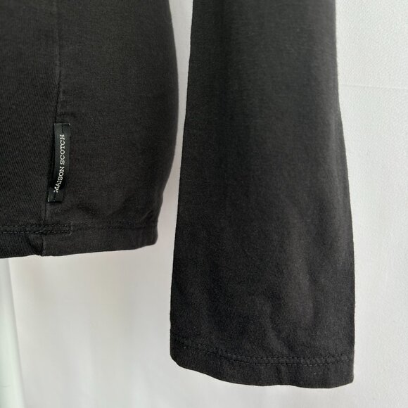 Maison Scotch boho beaded top long-sleeve cotton – Women's X-Small XS - Picture 7 of 9